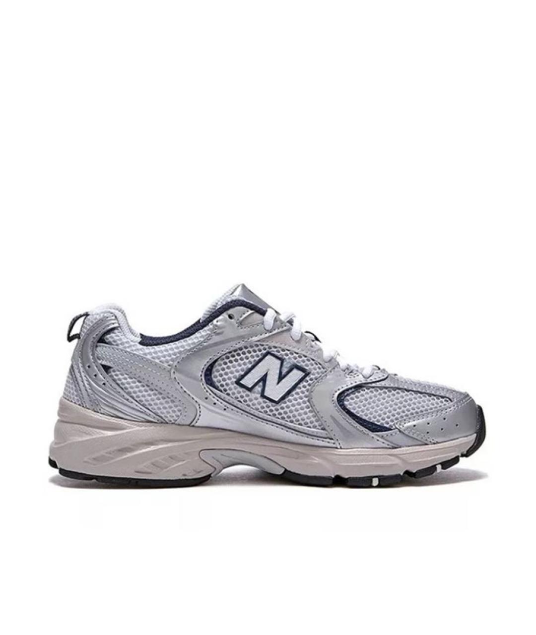 NEW BALANCE Серые текстильные кроссовки, фото 1