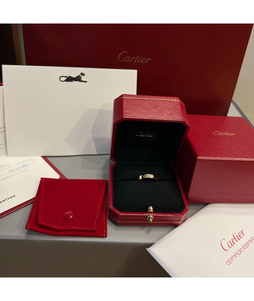 CARTIER Золотое кольцо из желтого золота, фото 4