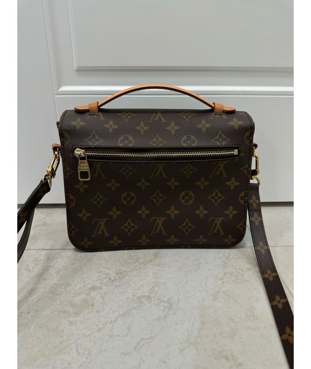 LOUIS VUITTON Коричневая сумка через плечо, фото 3