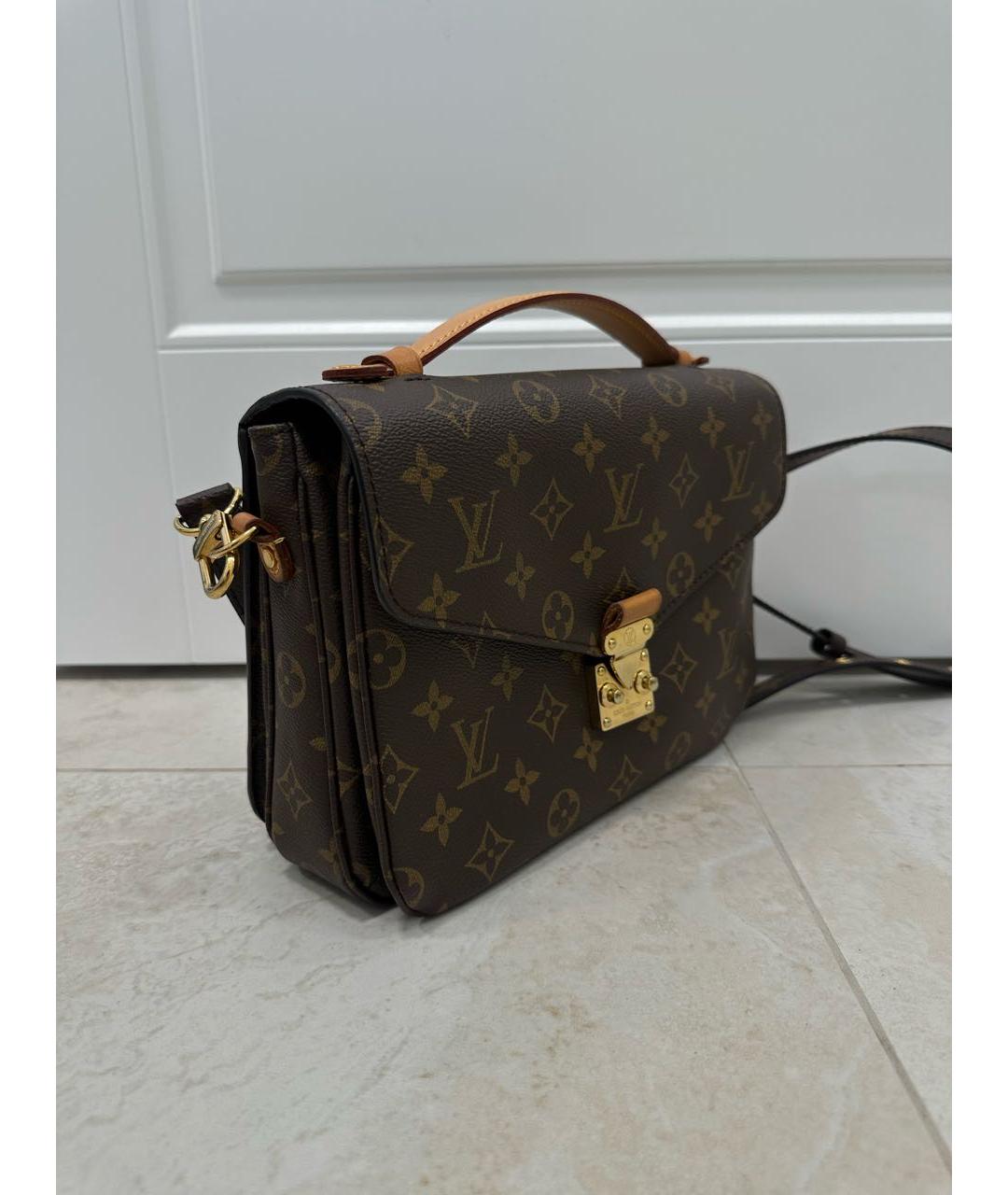 LOUIS VUITTON Коричневая сумка через плечо, фото 2