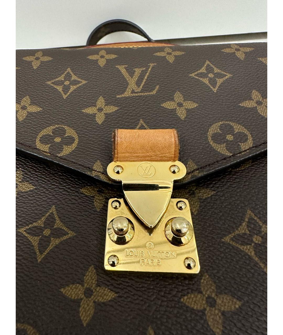 LOUIS VUITTON Коричневая сумка через плечо, фото 6