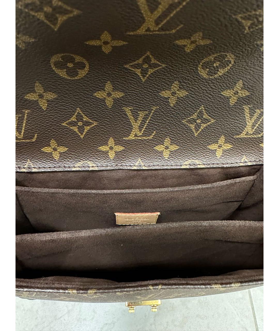 LOUIS VUITTON Коричневая сумка через плечо, фото 4