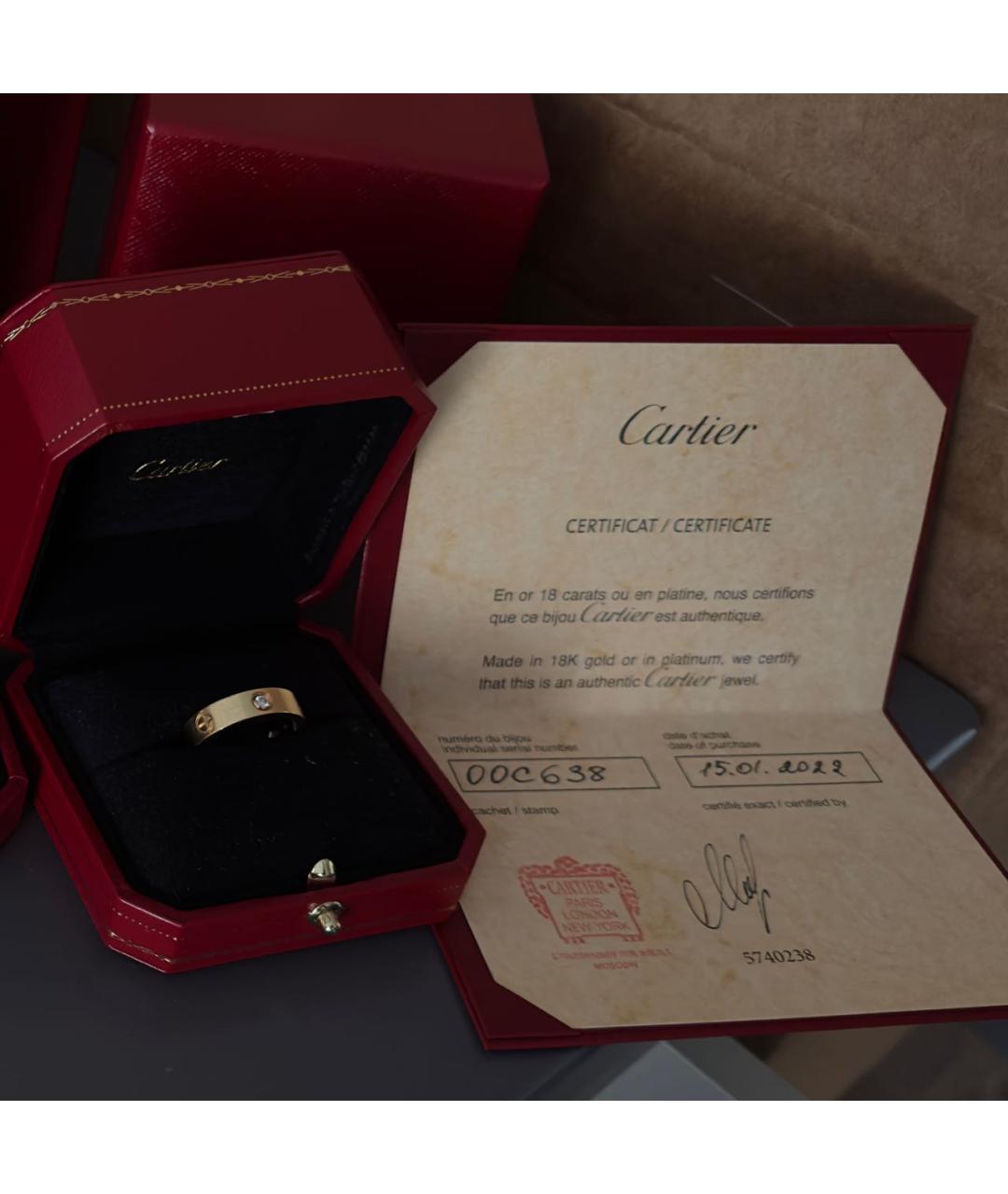 CARTIER Золотое кольцо из желтого золота, фото 3