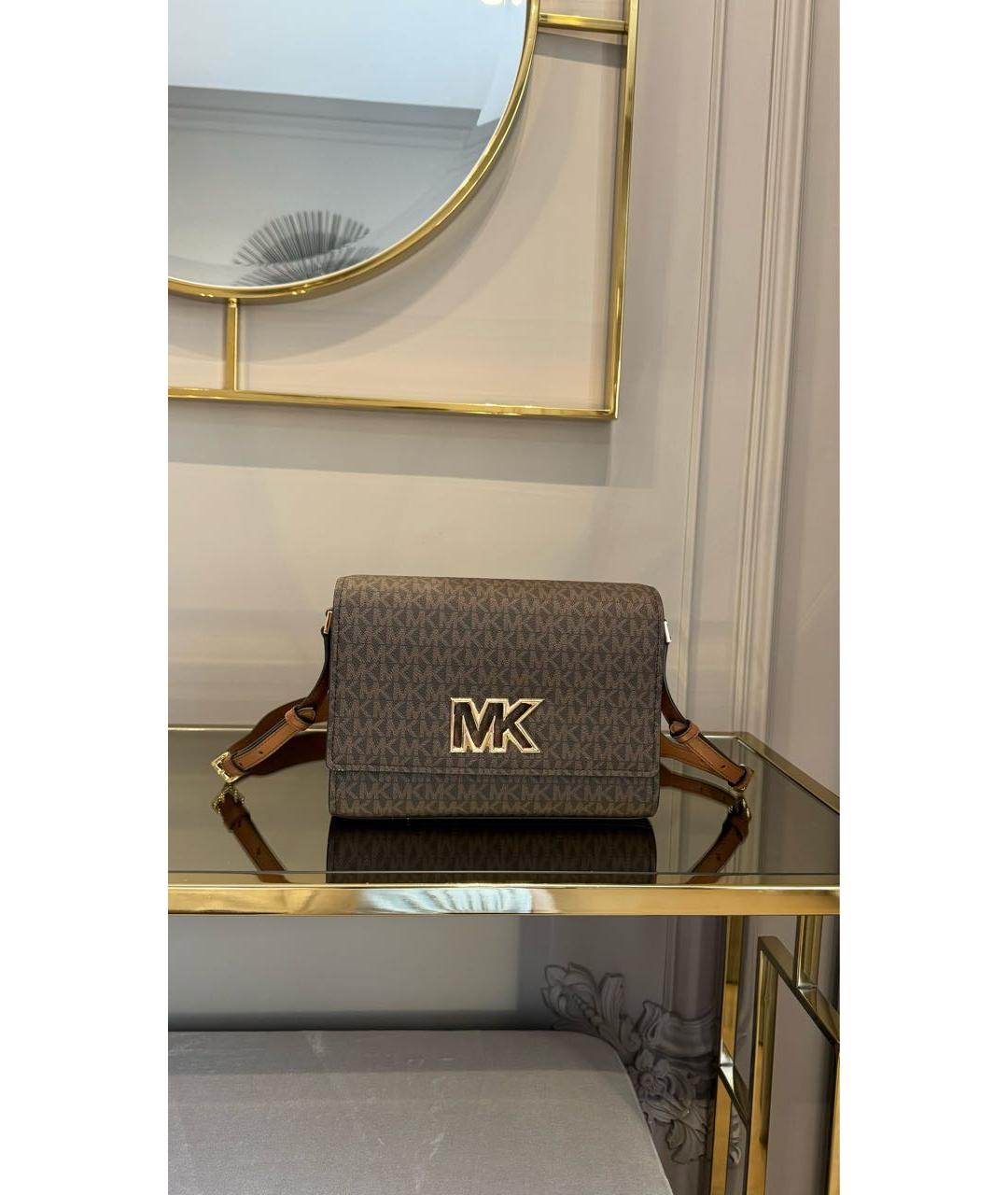 MICHAEL KORS Коричневая сумка через плечо, фото 2