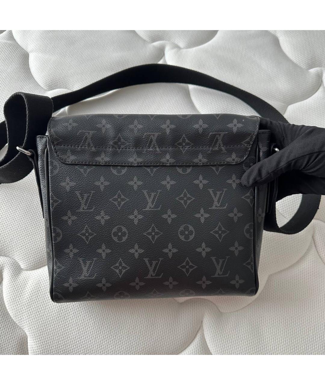 LOUIS VUITTON Антрацитовая сумка на плечо, фото 2