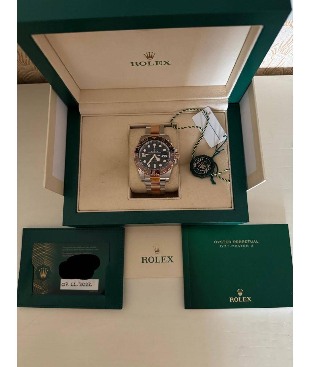 ROLEX Золотые часы из розового золота, фото 2