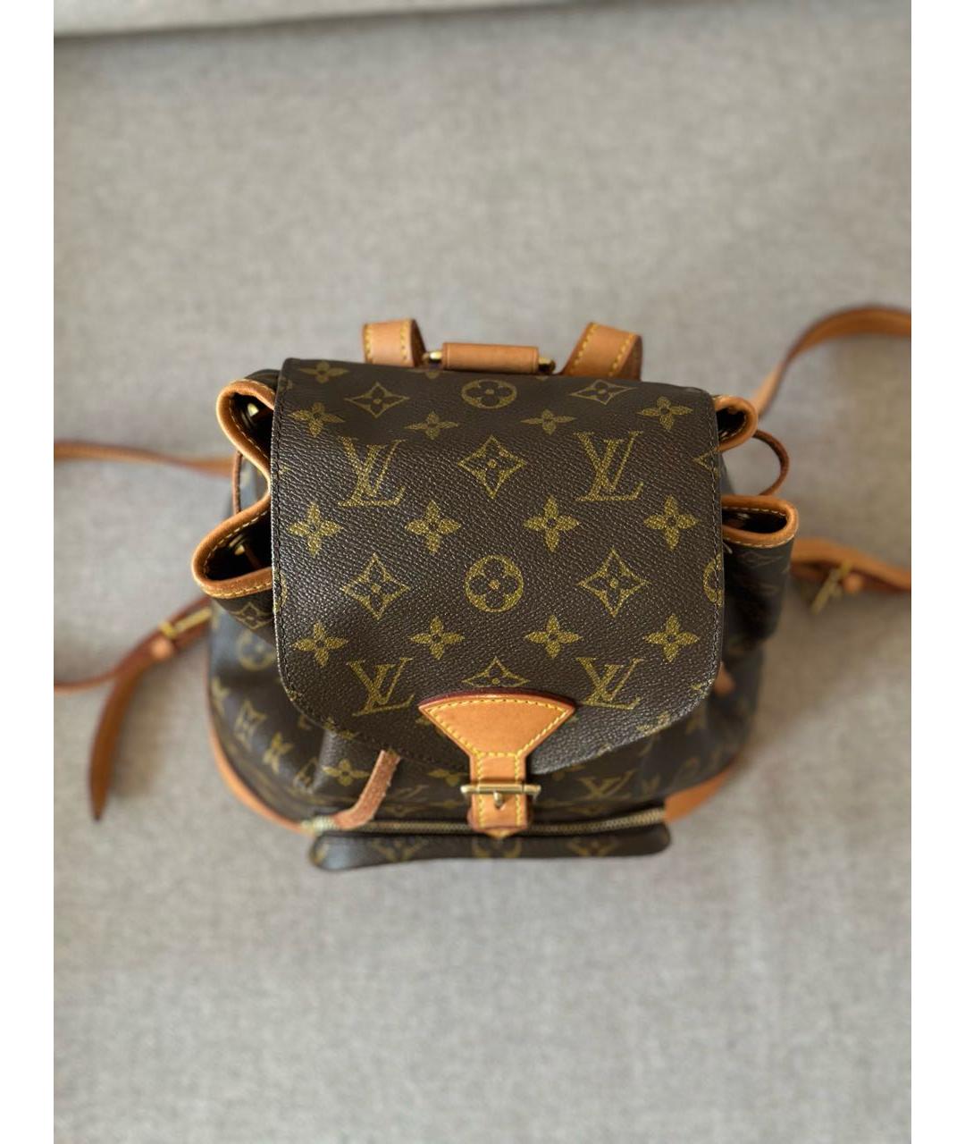 LOUIS VUITTON Коричневый рюкзак, фото 5