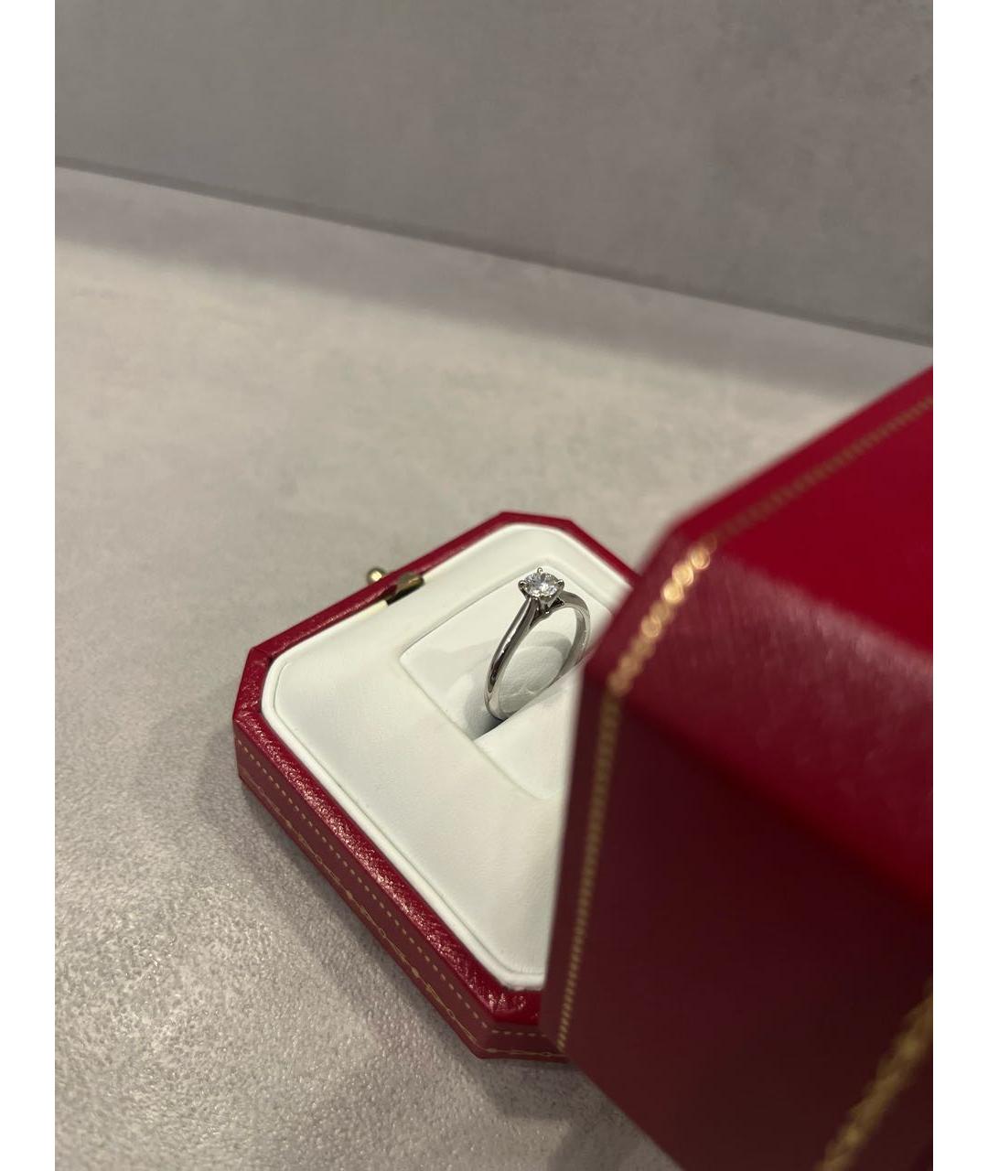 CARTIER Серебряное платиновое кольцо, фото 3