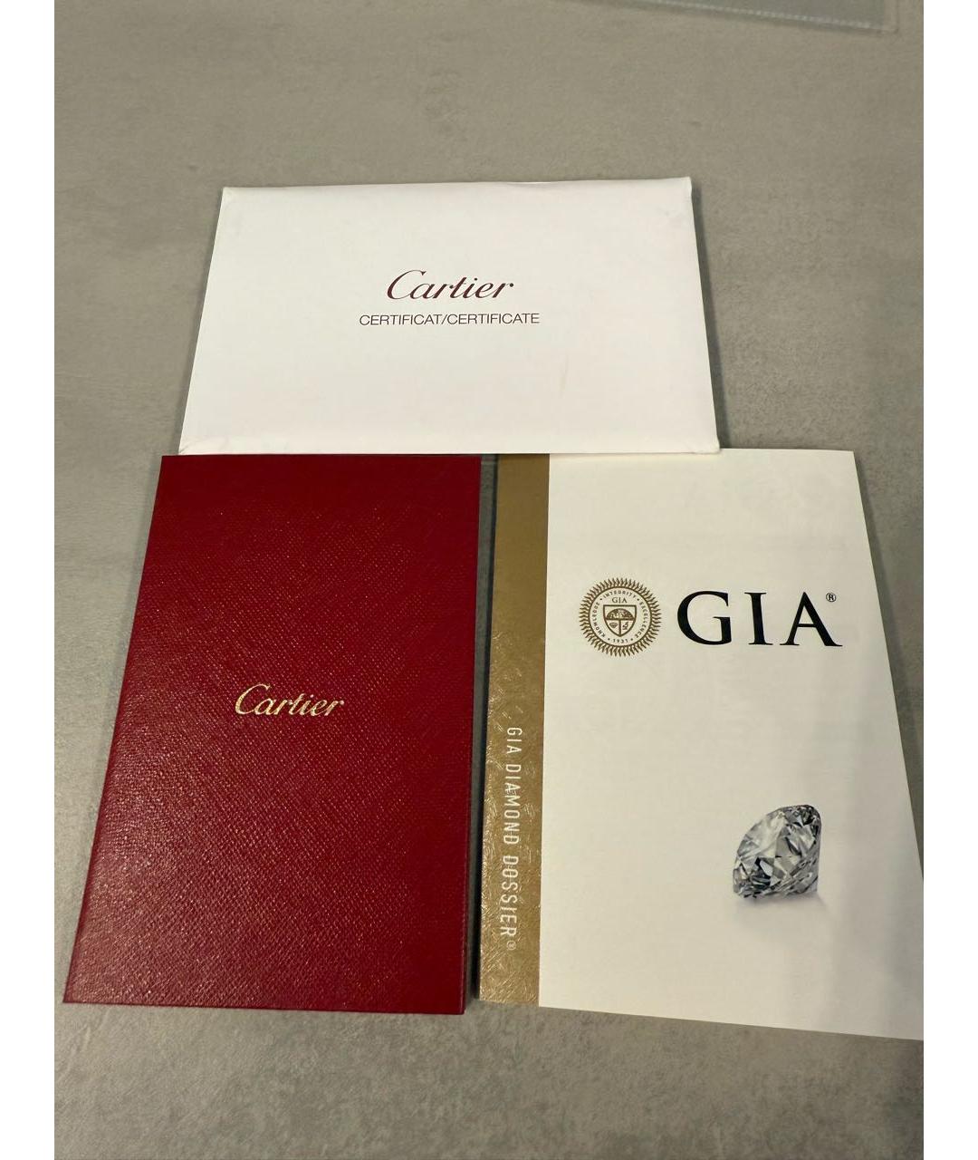 CARTIER Серебряное платиновое кольцо, фото 6