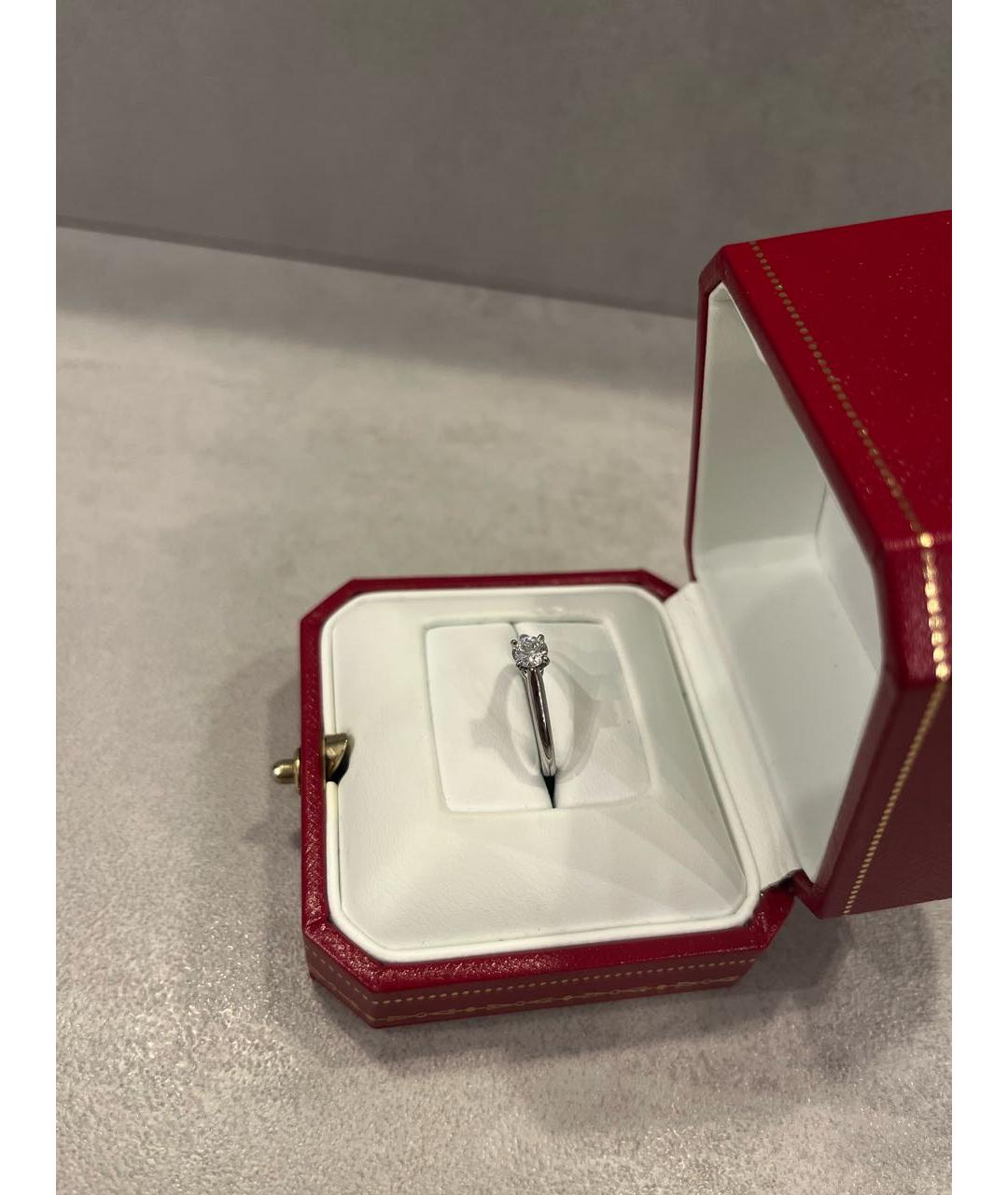 CARTIER Серебряное платиновое кольцо, фото 2