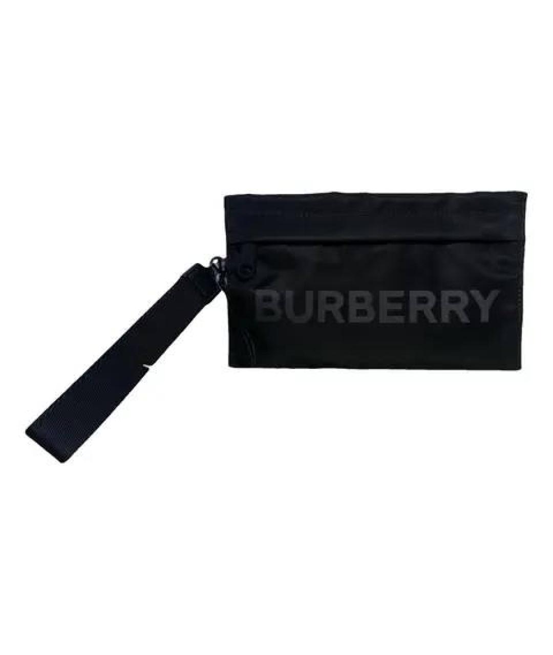 BURBERRY Черная барсетка, фото 1