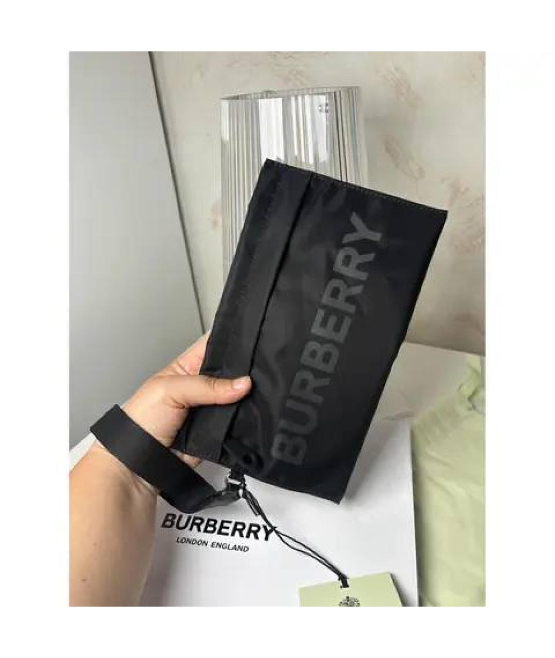 BURBERRY Черная барсетка, фото 2