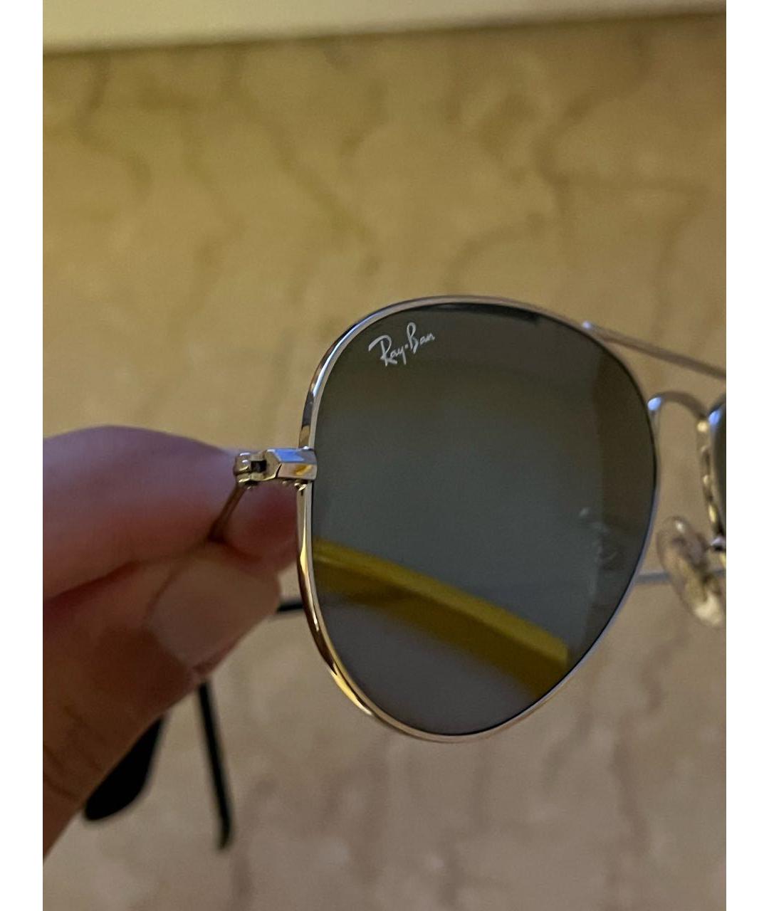 RAY BAN Черные солнцезащитные очки, фото 3