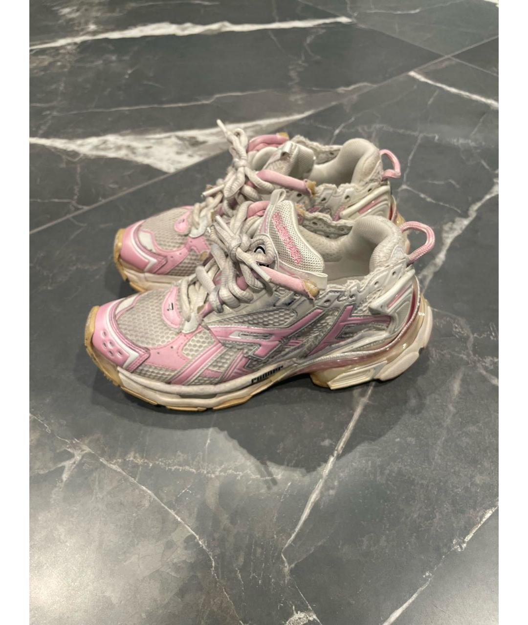 BALENCIAGA Розовые кроссовки, фото 4