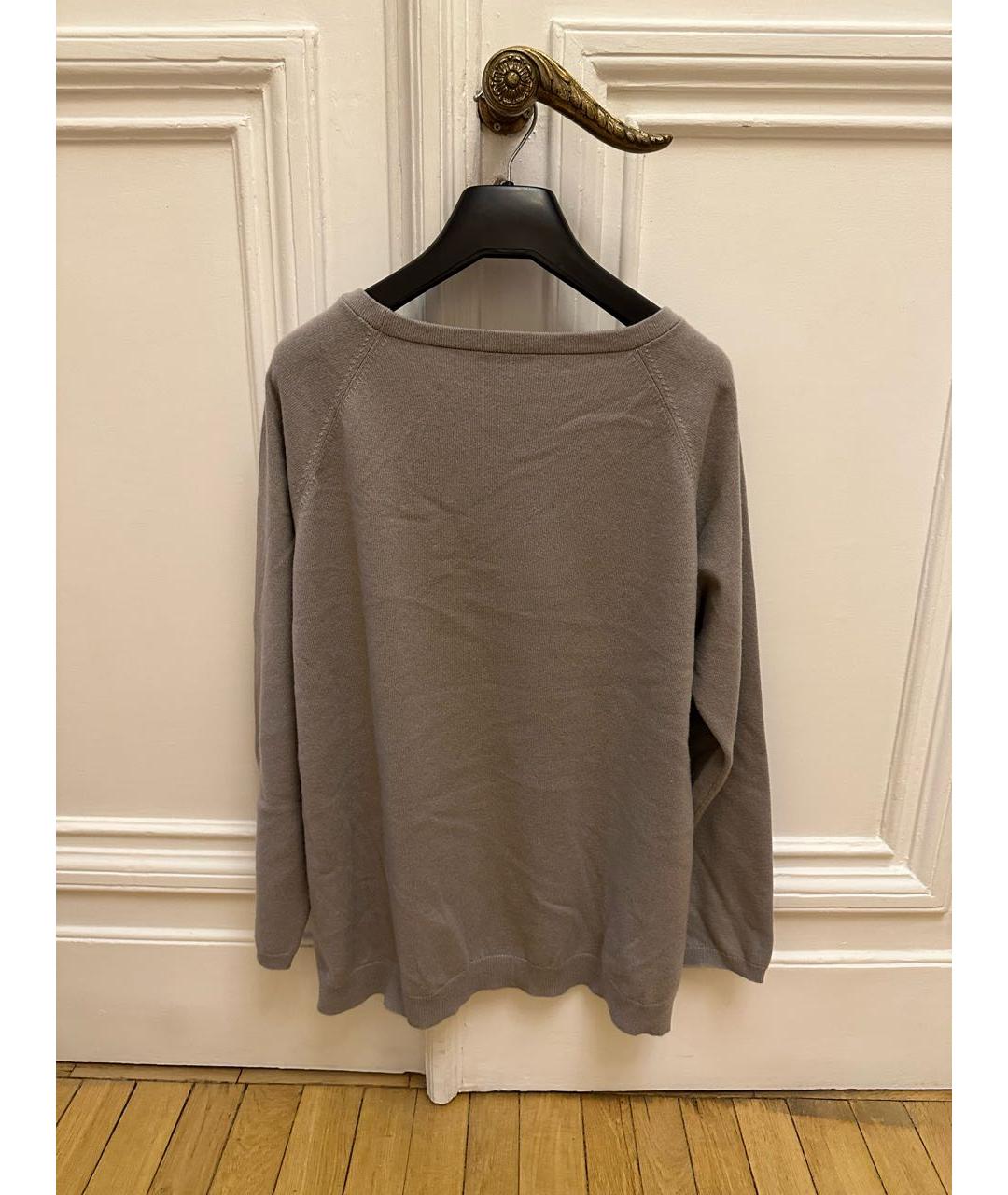 BRUNELLO CUCINELLI Серый кашемировый джемпер / свитер, фото 4