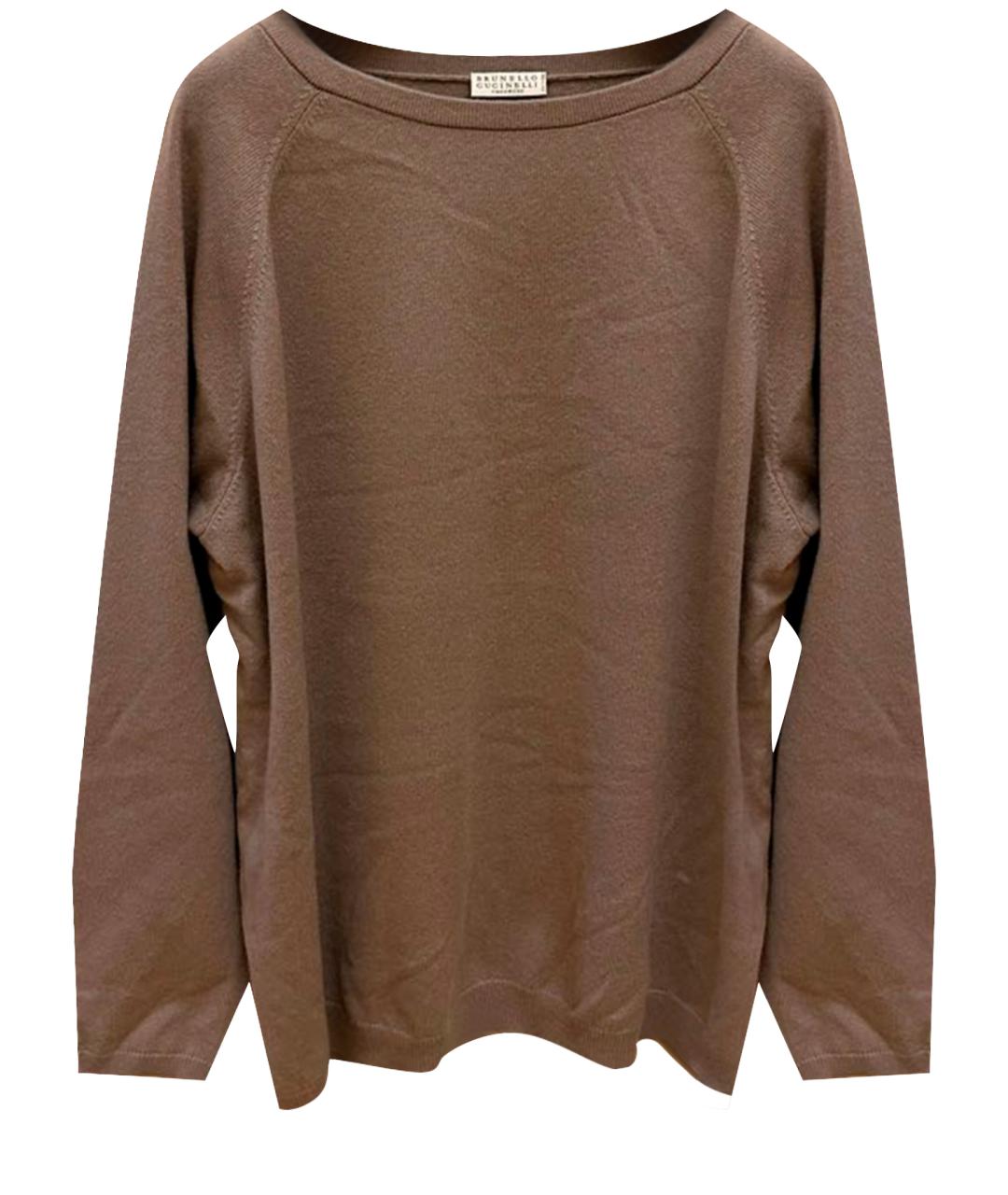 BRUNELLO CUCINELLI Серый кашемировый джемпер / свитер, фото 1