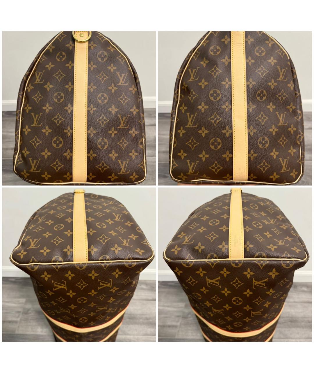 LOUIS VUITTON Коричневая дорожная/спортивная сумка, фото 4