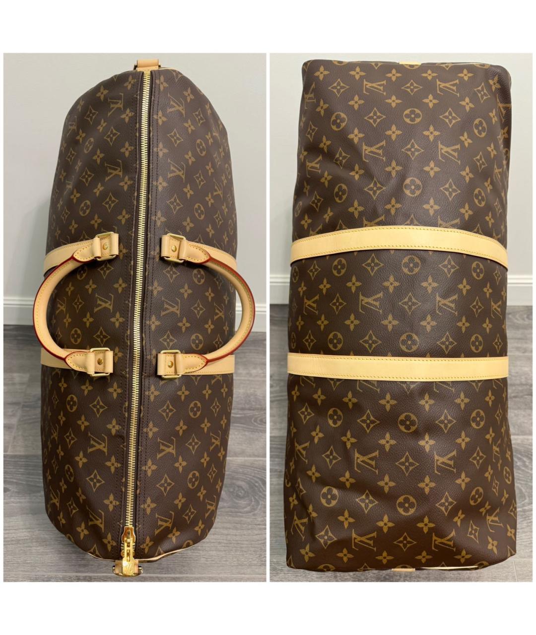 LOUIS VUITTON Коричневая дорожная/спортивная сумка, фото 3