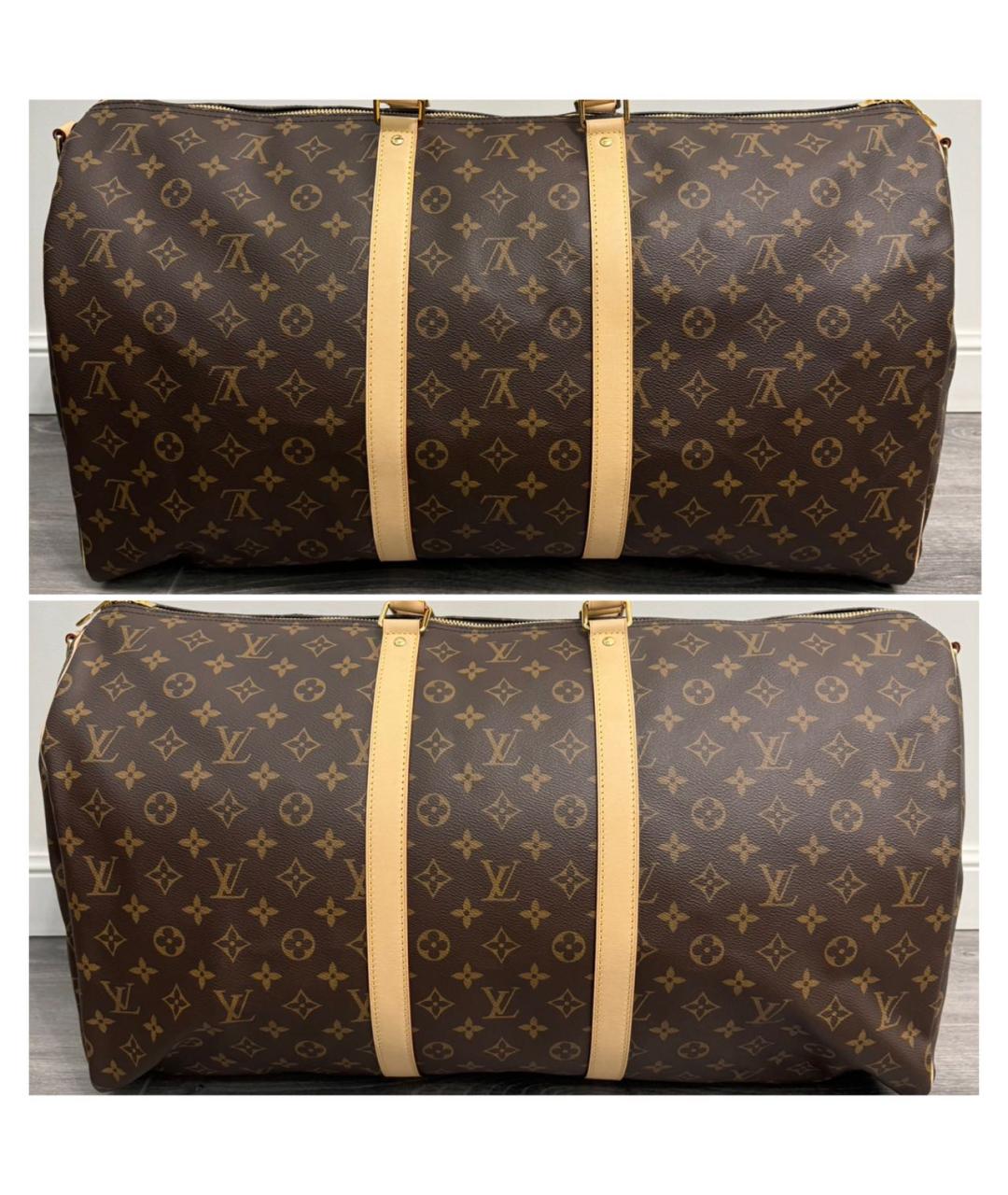 LOUIS VUITTON Коричневая дорожная/спортивная сумка, фото 2