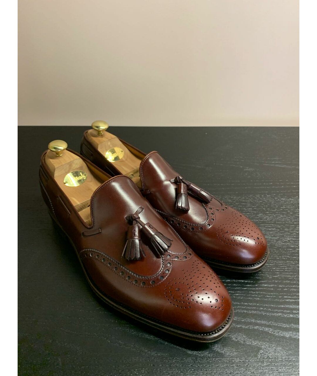 JOHN LOBB Бордовые туфли, фото 2