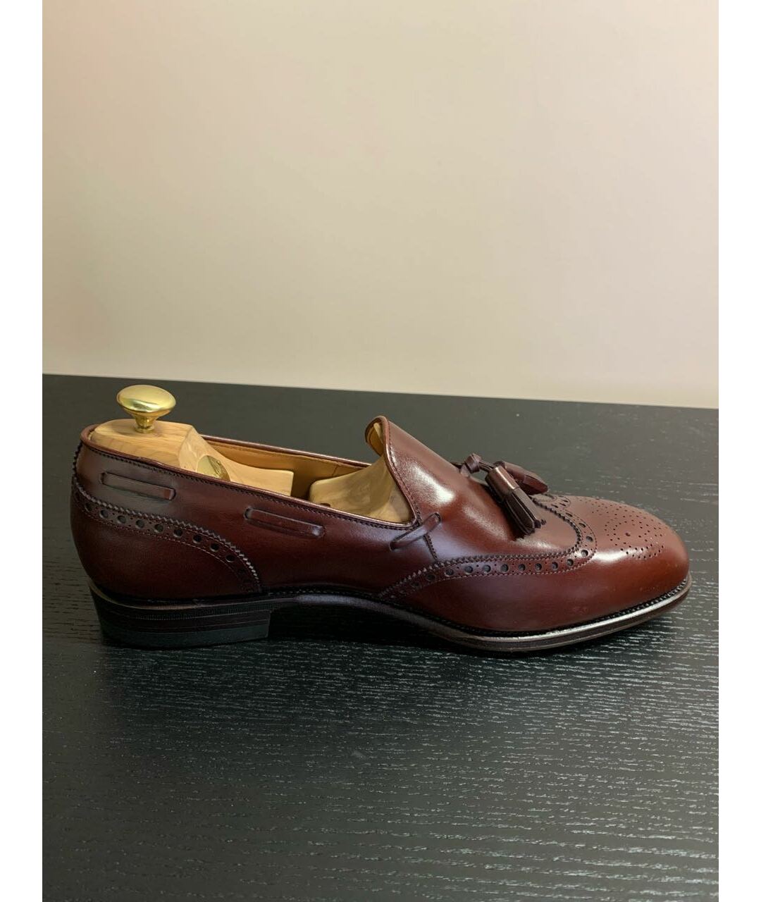 JOHN LOBB Бордовые туфли, фото 7