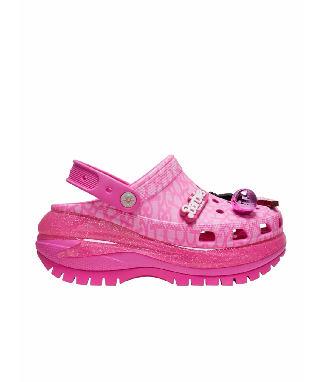 CROCS Розовые резиновые сабо, фото 1