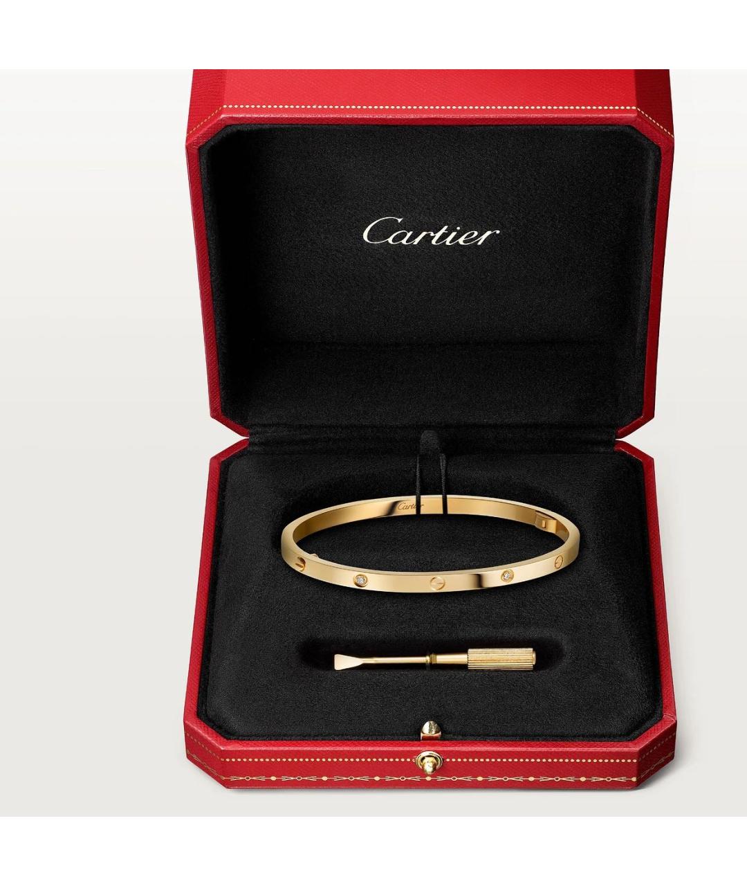 CARTIER Золотой браслет из желтого золота, фото 4