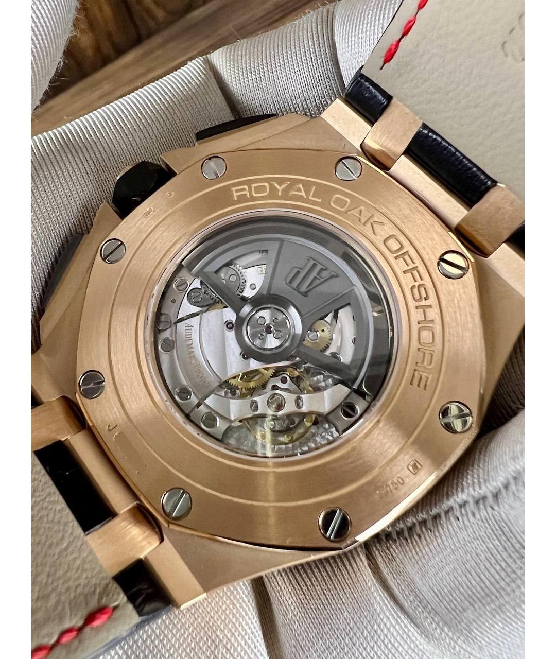 Audemars Piguet Черные часы из розового золота, фото 3