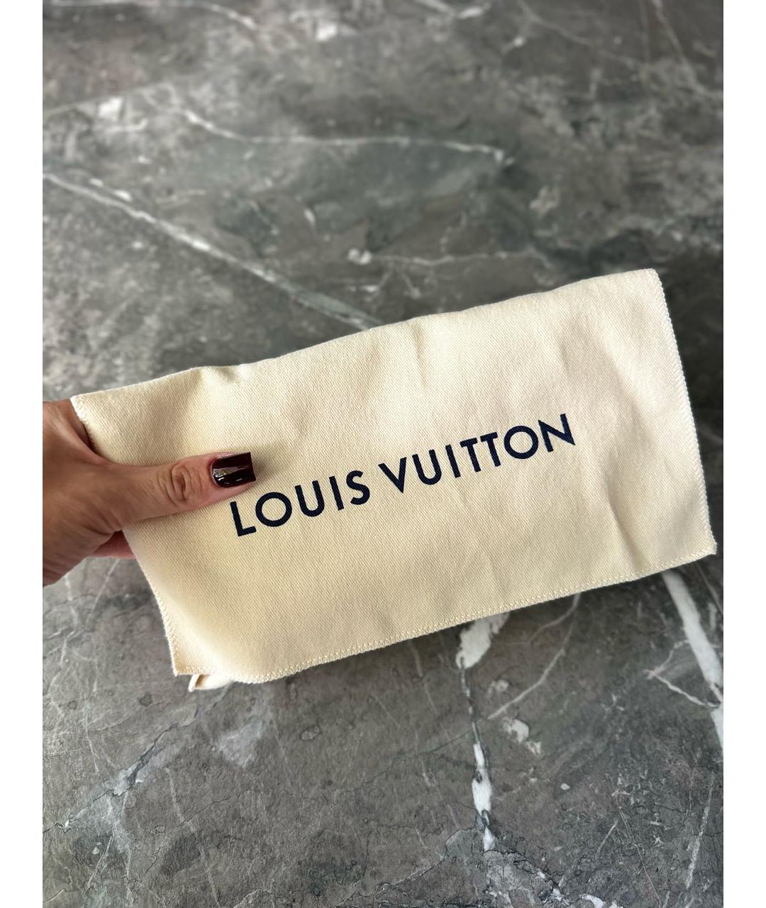 LOUIS VUITTON Коричневая косметичка, фото 6