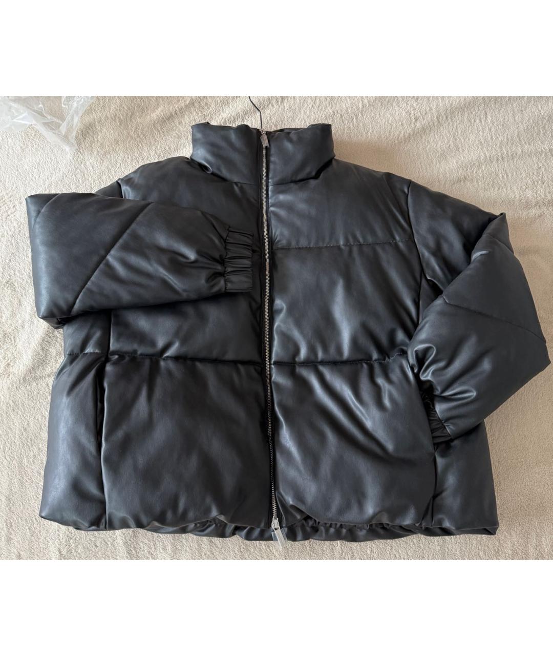 ARMANI EXCHANGE Черный полиэстеровый пуховик, фото 3