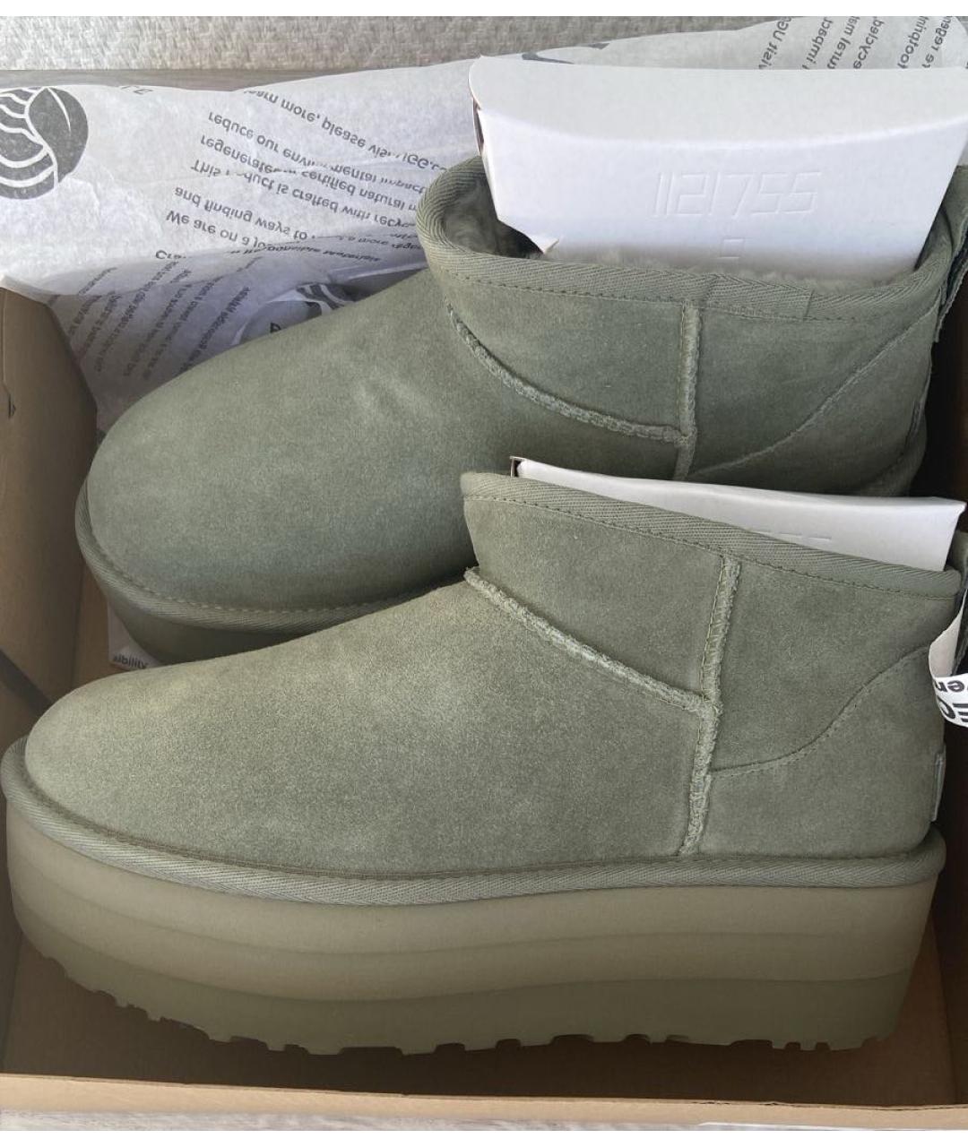 UGG AUSTRALIA Замшевые сапоги, фото 5