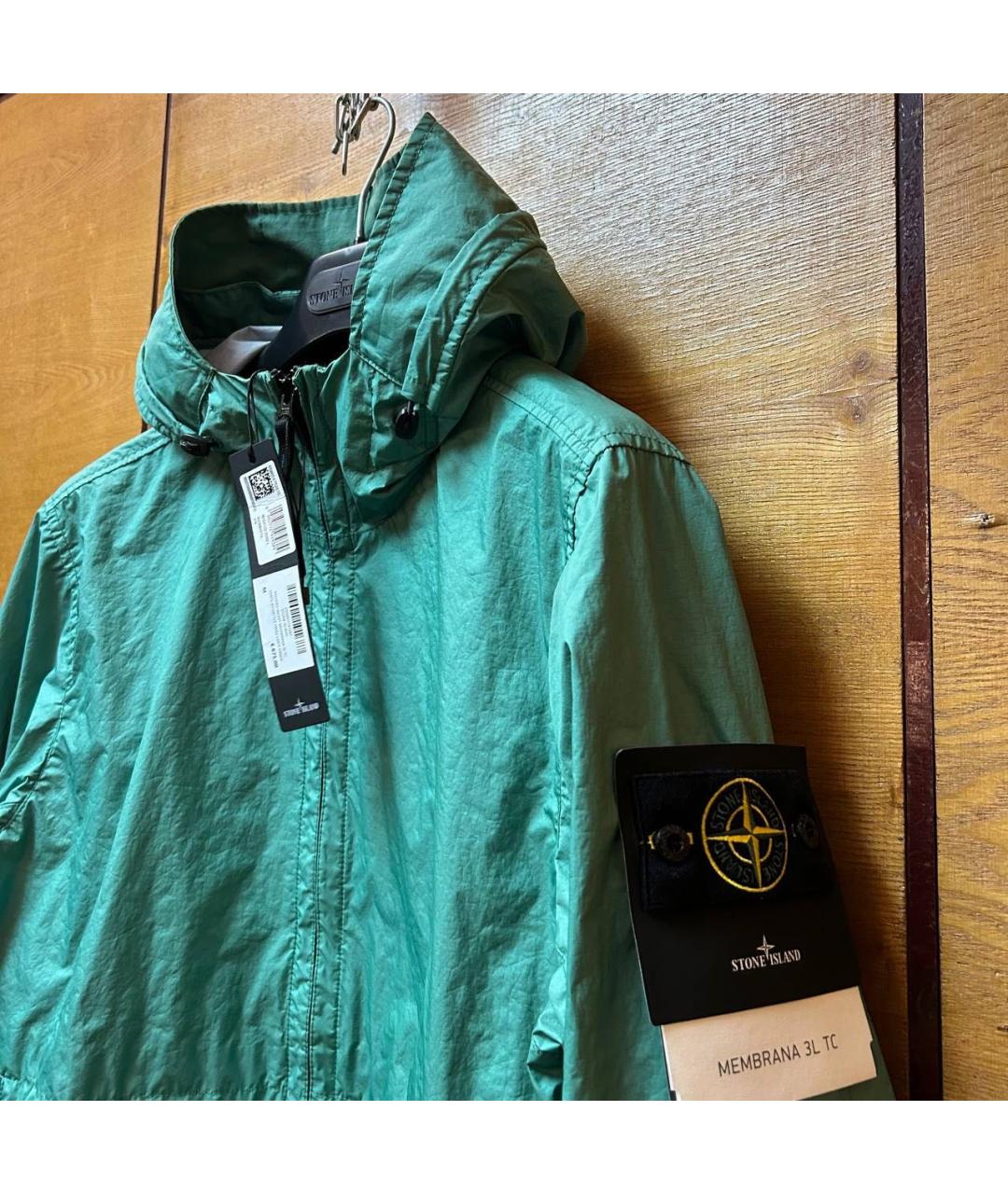 STONE ISLAND Бирюзовая куртка, фото 2