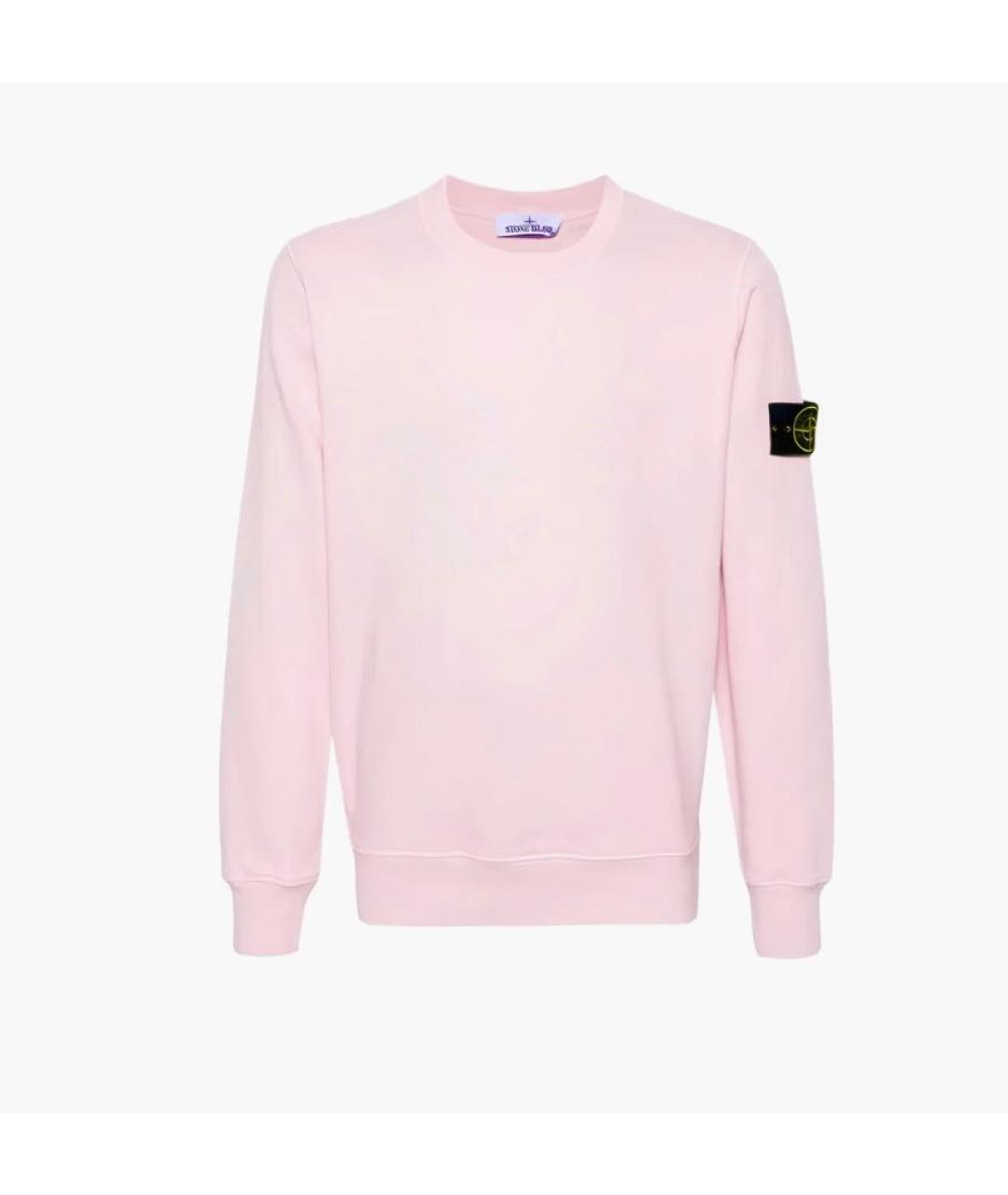 STONE ISLAND Розовый хлопковый спортивный костюм, фото 8