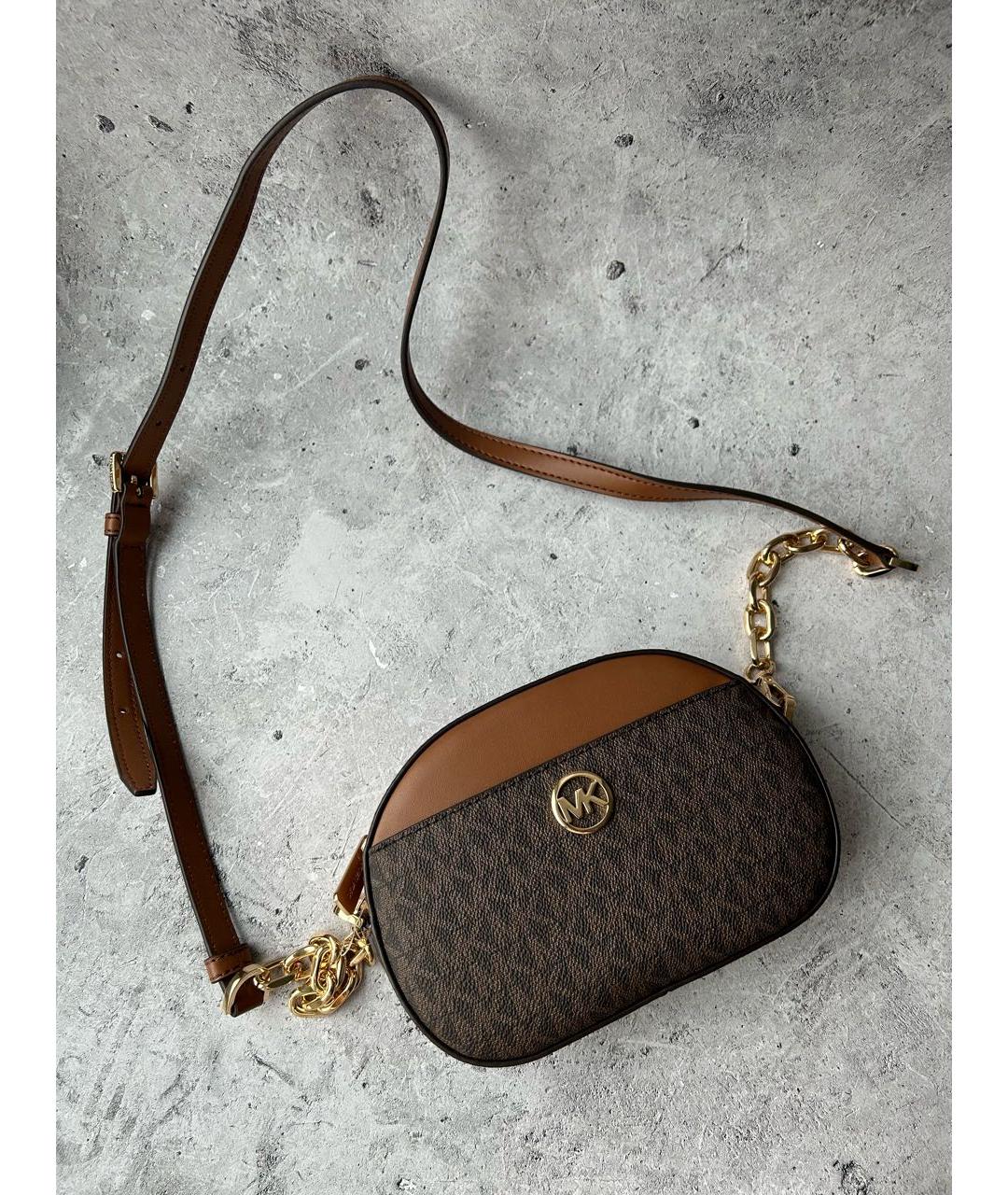 MICHAEL KORS Коричневая сумка через плечо, фото 8