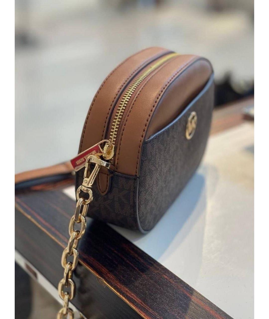MICHAEL KORS Коричневая сумка через плечо, фото 4