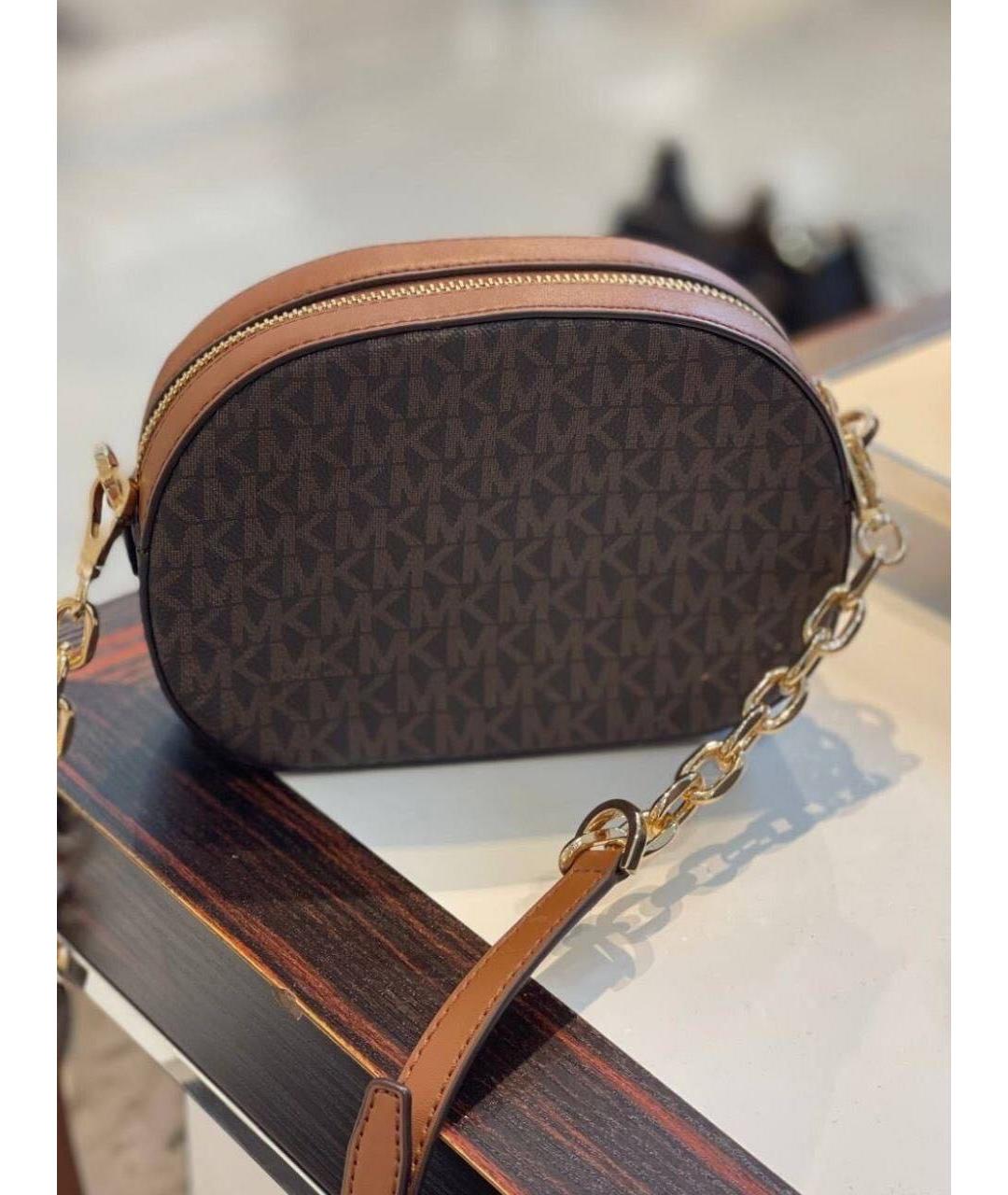MICHAEL KORS Коричневая сумка через плечо, фото 5