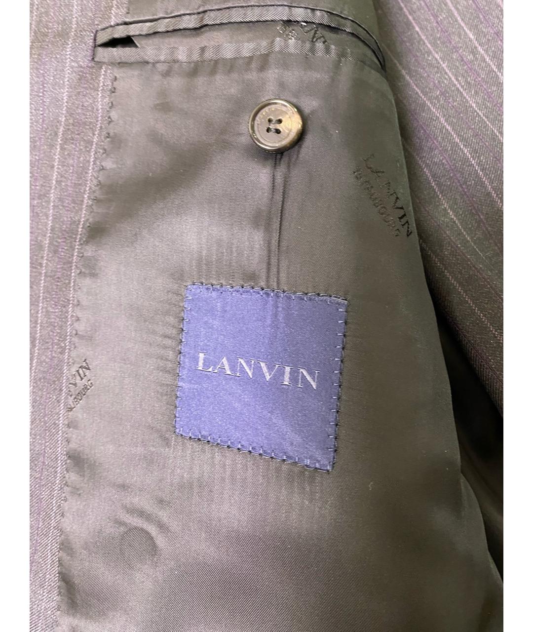 LANVIN Серый классический костюм, фото 4