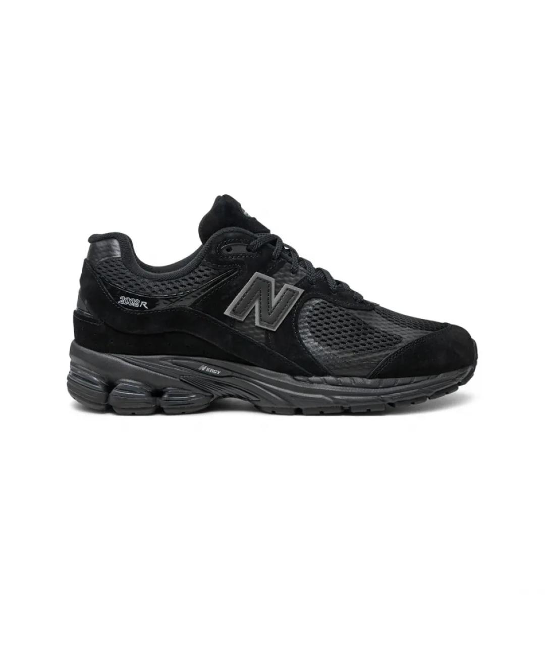 NEW BALANCE Черные кожаные низкие кроссовки / кеды, фото 6