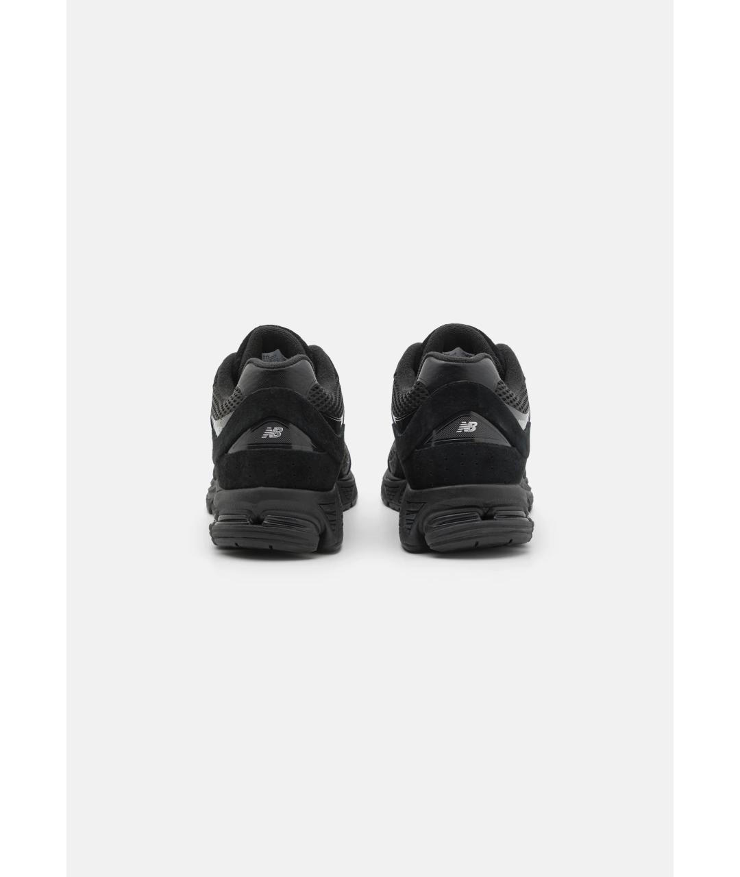 NEW BALANCE Черные кожаные низкие кроссовки / кеды, фото 4