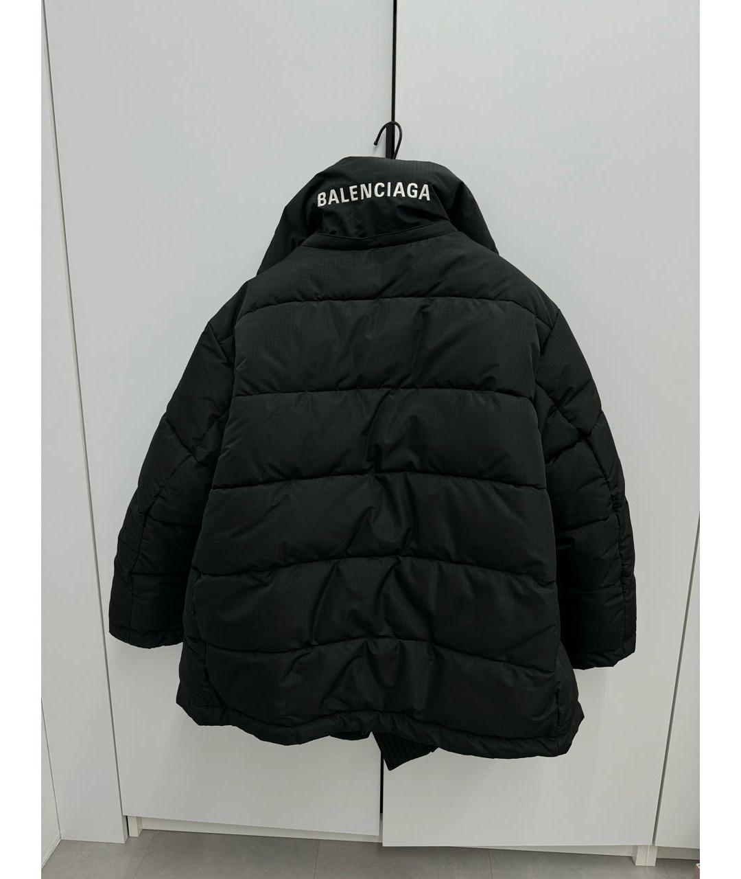 BALENCIAGA Черный пуховик, фото 2
