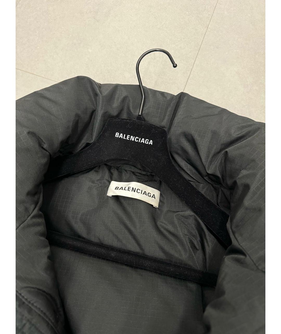 BALENCIAGA Черный пуховик, фото 3