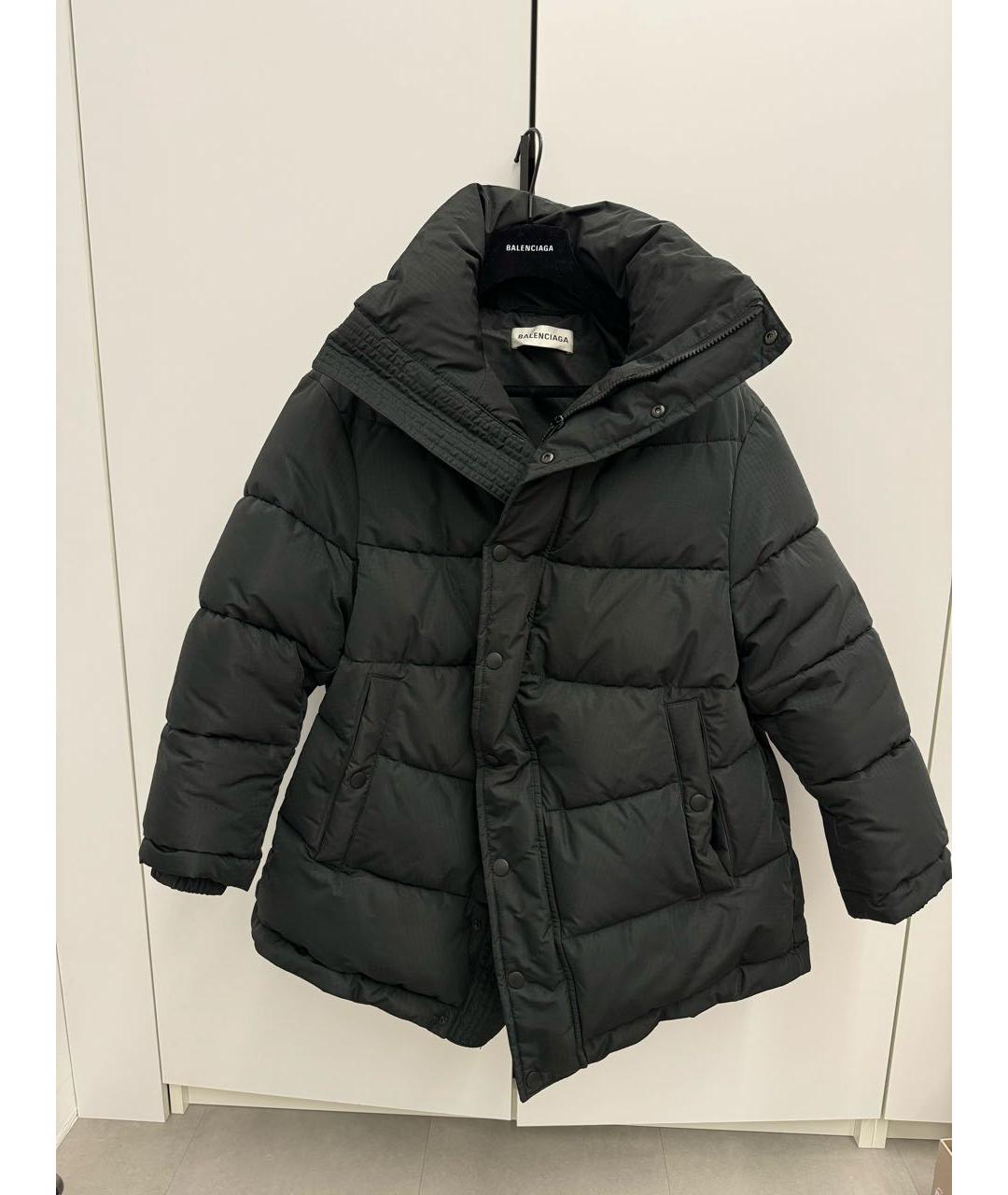 BALENCIAGA Черный пуховик, фото 9