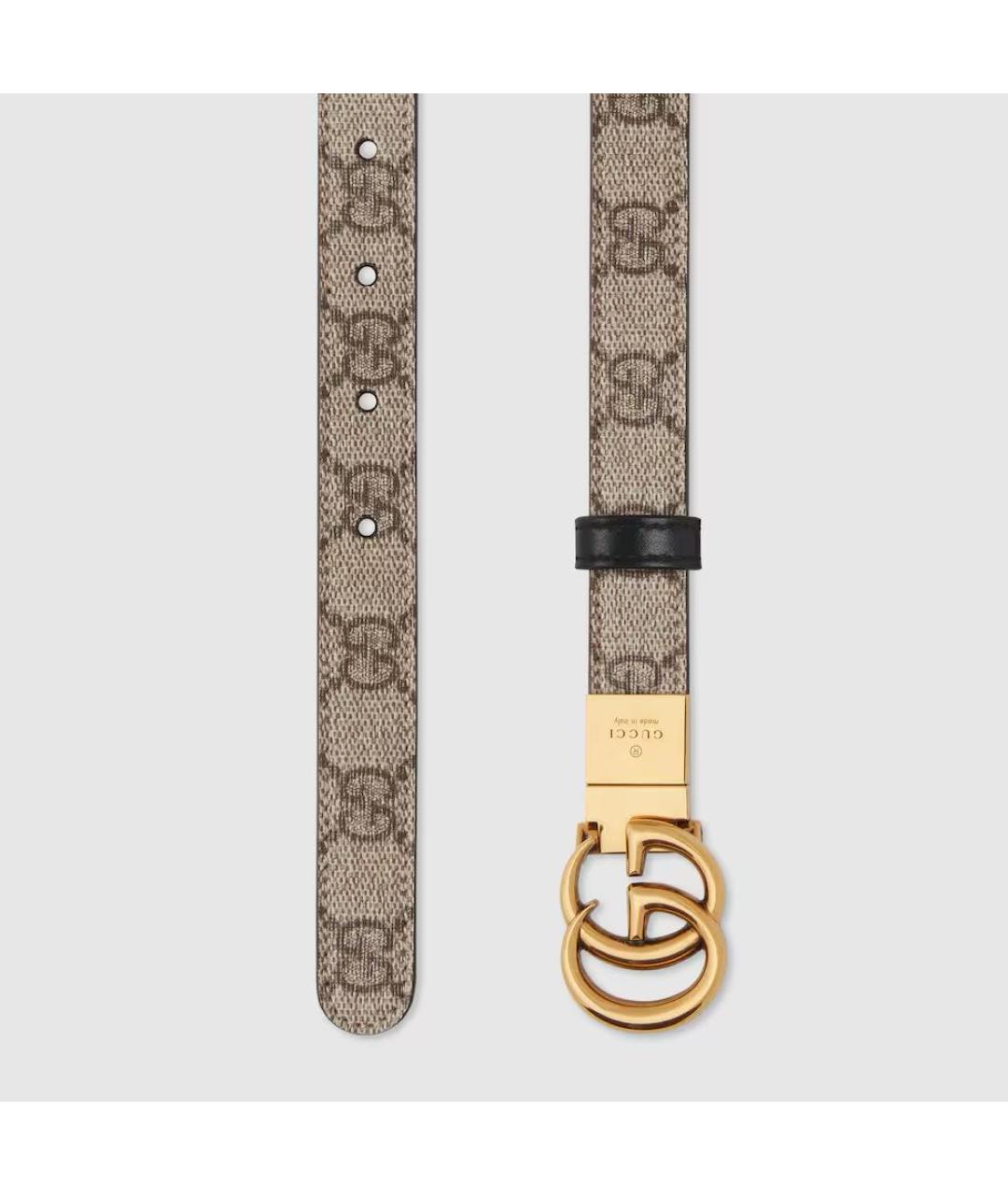 GUCCI Черный кожаный ремень, фото 4