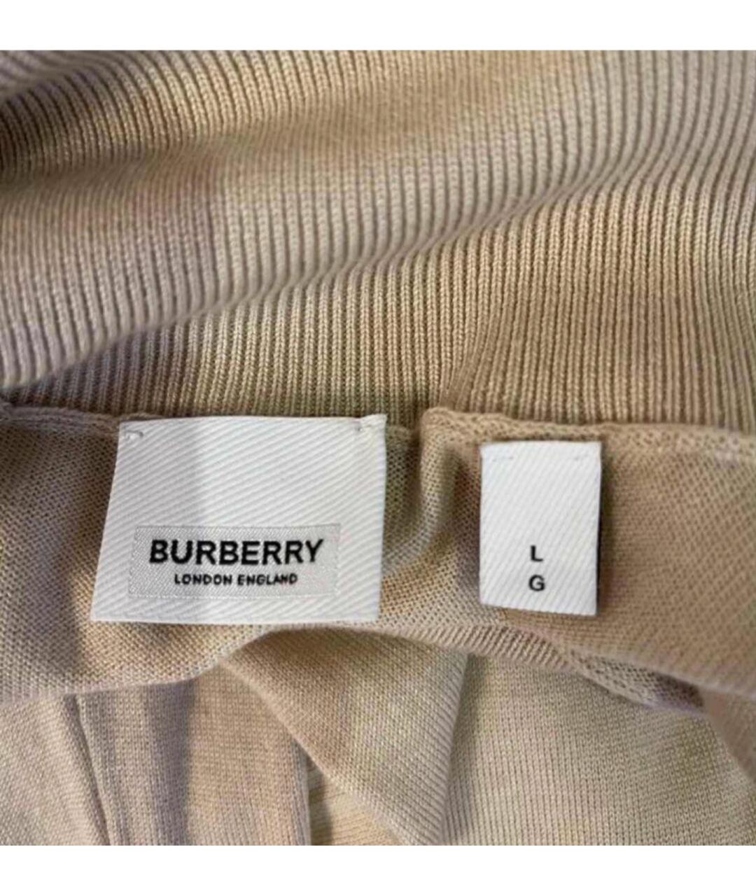 BURBERRY Бежевая водолазка, фото 3