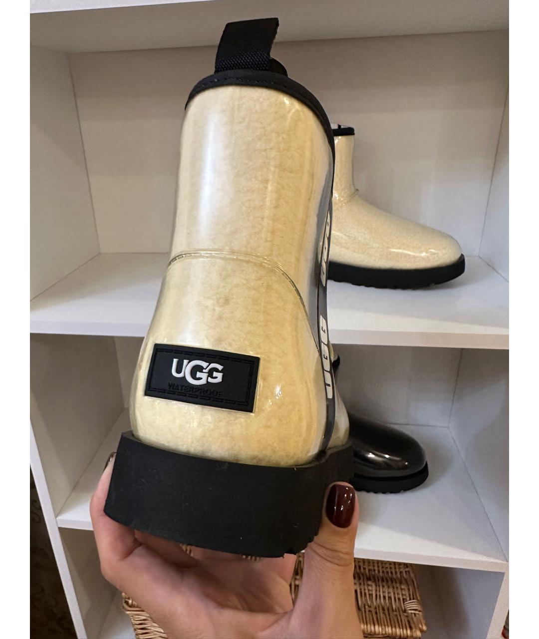 UGG AUSTRALIA Бежевые сапоги, фото 2