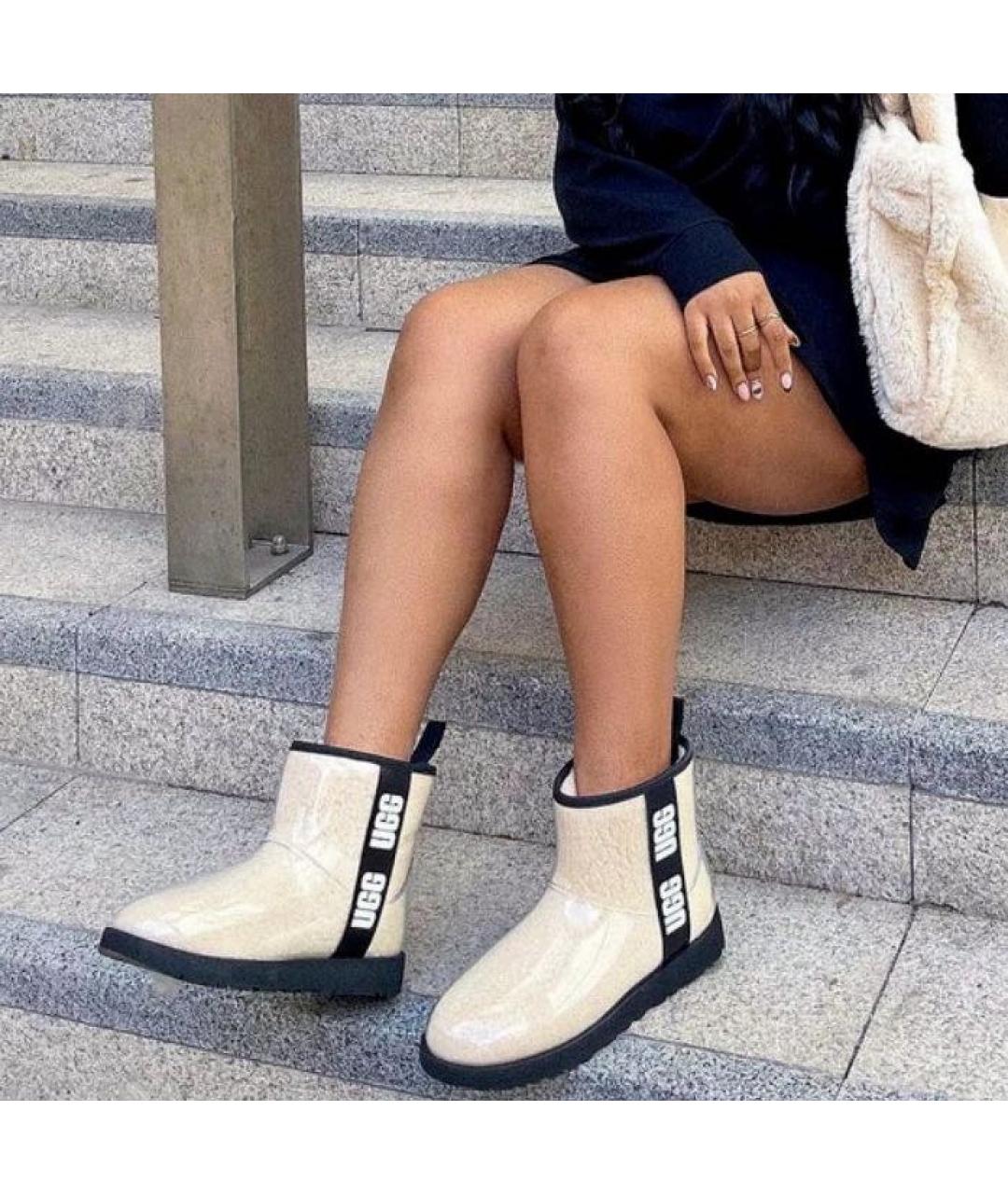 UGG AUSTRALIA Бежевые сапоги, фото 6