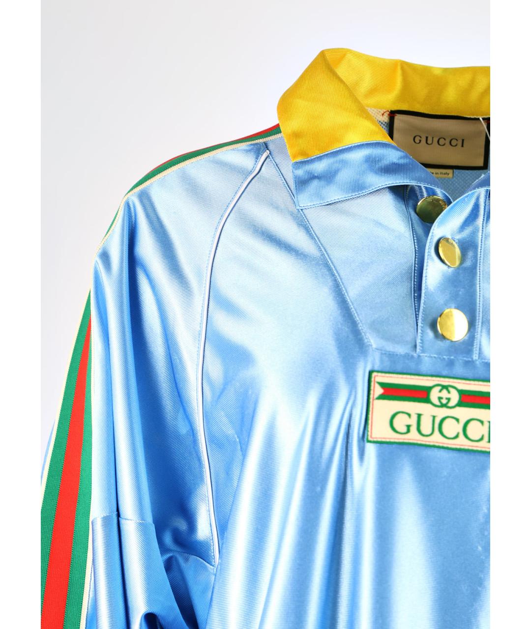 GUCCI Голубой полиэстеровый спортивный костюм, фото 6