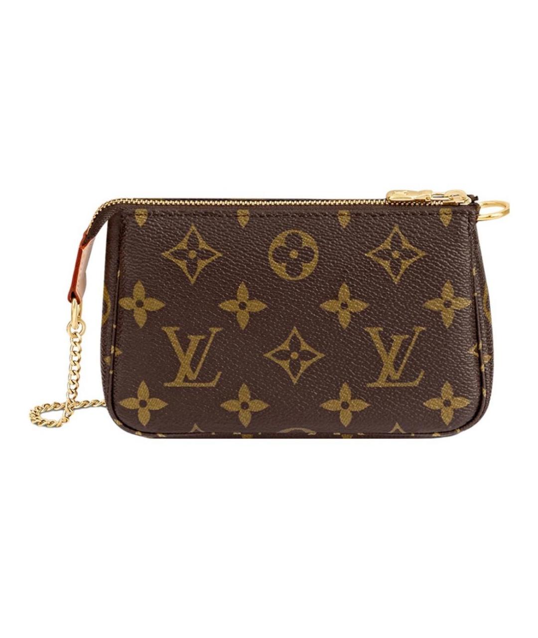 LOUIS VUITTON Коричневая сумка через плечо, фото 1