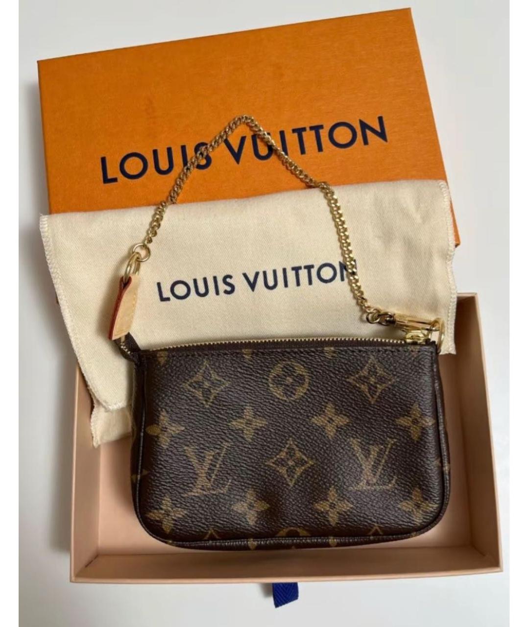 LOUIS VUITTON Коричневая сумка через плечо, фото 5