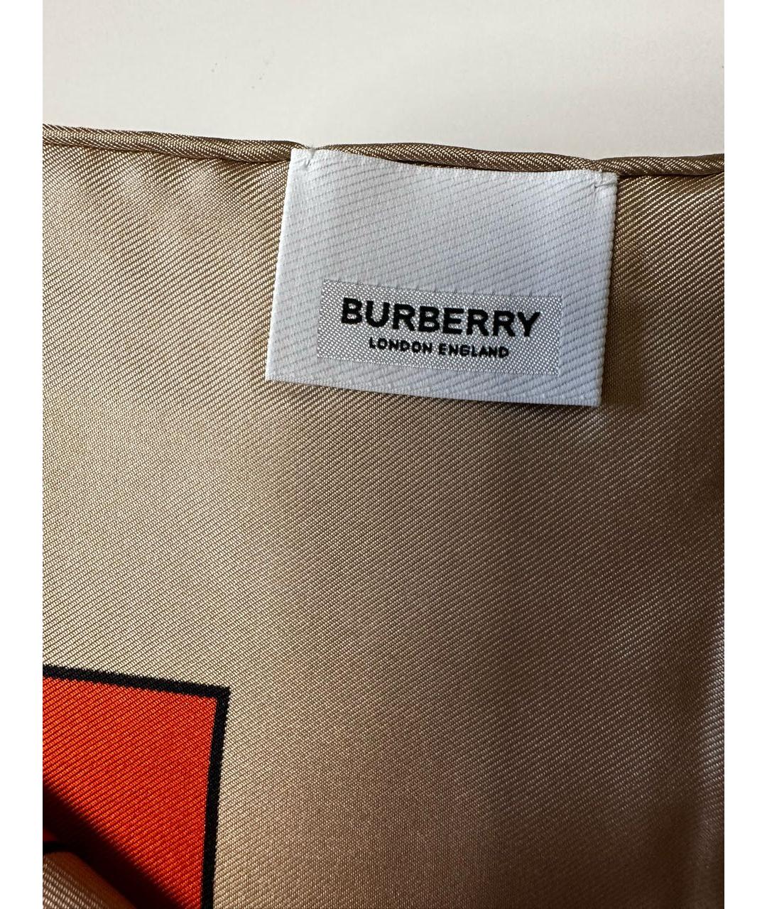 BURBERRY Мульти шелковый платок, фото 6